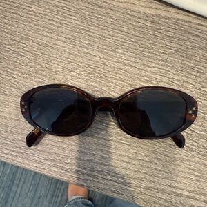 SOLD Celine triomphe tortoise sunglasses